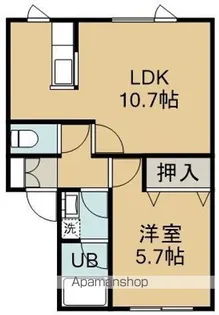 タヤコートKⅡ【2階】の間取り